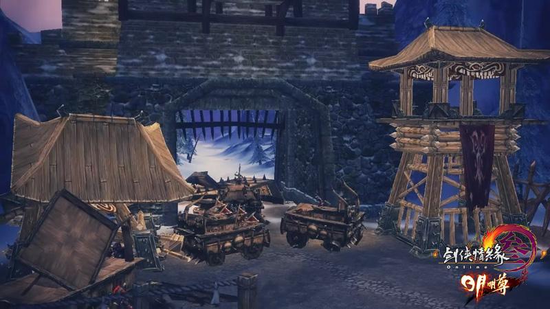 轰城门破箭塔 《剑网3》轻功偷袭城战首曝