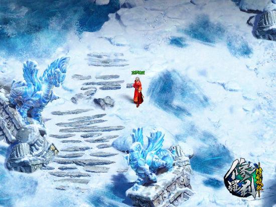 冰雪覆盖的神族主城