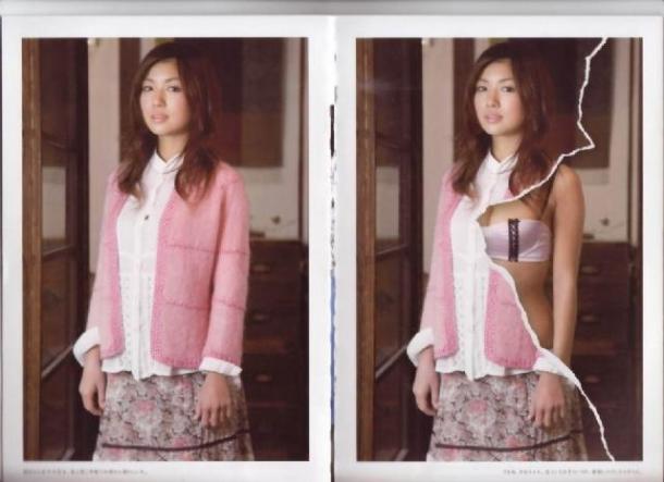 撕美女衣服再掀热潮 日本杂志卖肉欢乐多！