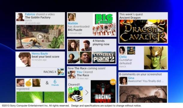 PS4用戶操作界面曝光！全新體驗(yàn)游戲生活一鍵分享