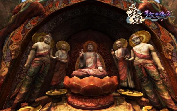 《倩女幽魂2》敦煌资料片开测火爆 新服连开连满