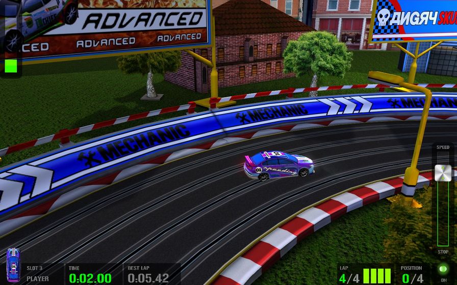 高科技赛车：模拟玩具车赛图片