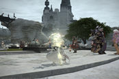 FF14国际服酷炫白魔+4武器 比巴哈武器好