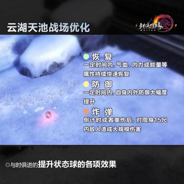 《剑网3》新春版战场大更 新云湖天池曝光