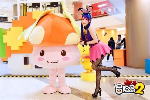 VR體驗“躲冒冒”大受歡迎！《冒險島2》萌閃體驗館正式開幕