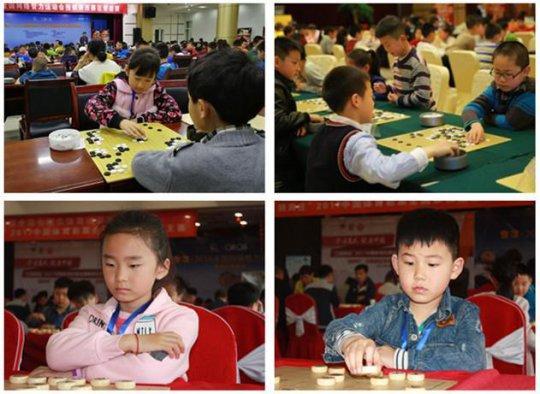 图四 各晋级赛场上部分小棋手的精彩瞬间
