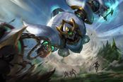 《LOL》机器人、狮子狗新皮肤原画 化身超能勇士