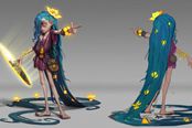 《LOL》新英雄早期设计图 狂野邪恶的百变小魔女
