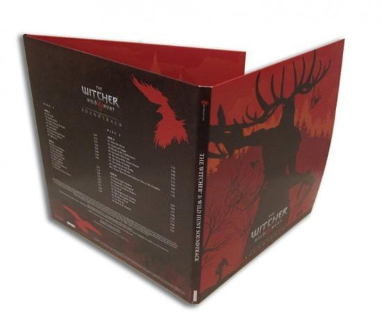 《巫师3》黑胶唱片发行 透明血墨花纹盘面相当酷