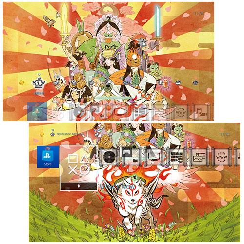 原創(chuàng)精美PS4主題附贈(zèng) PS4《大神：絕景版》特典