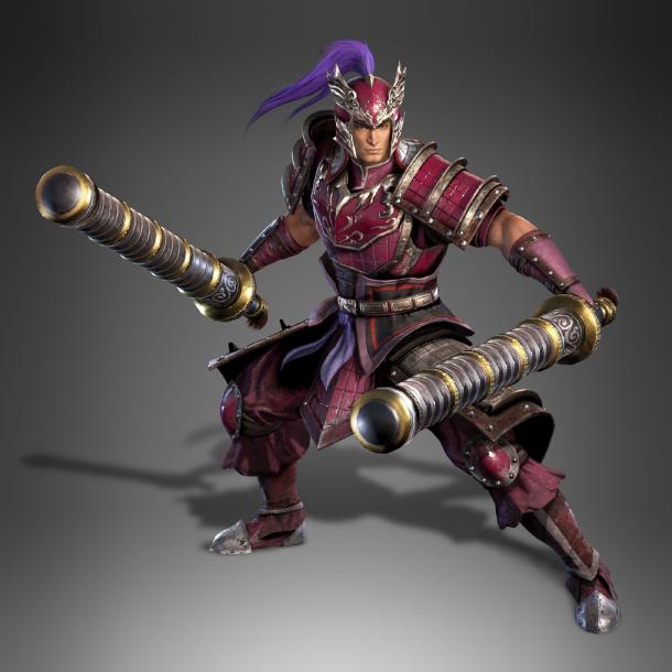 《真三国无双8》太史慈人设图 重甲紫翎赛战神