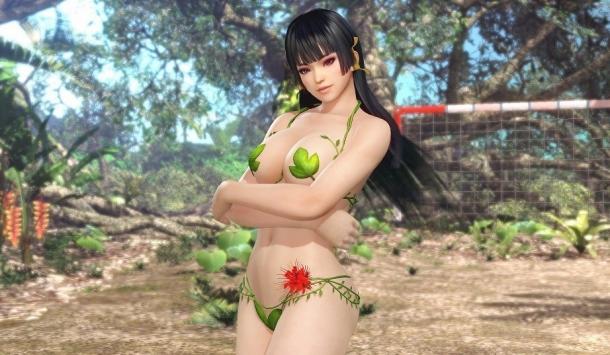 綠色環(huán)保省布料《死或生：沙灘排球女神假期》新衣
