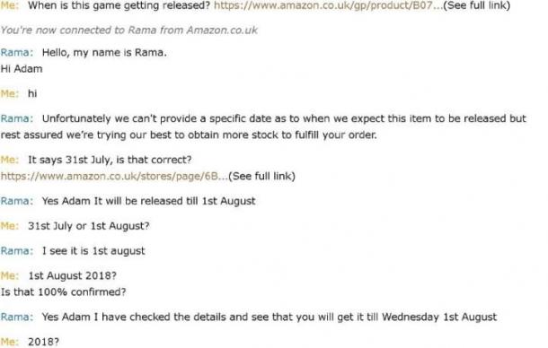 亚马逊改口：客服确认《辐射76》发售日为8月1日