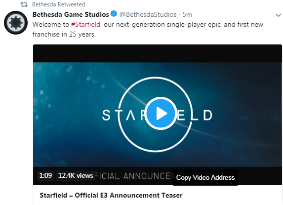 E3 2018：《星空》公布 B社25年以来全新系列