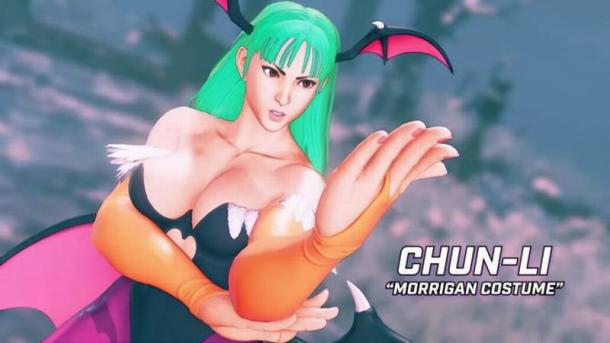 《街霸5：街機(jī)版》全新服裝DLC 春麗變身為莫妮卡好性感