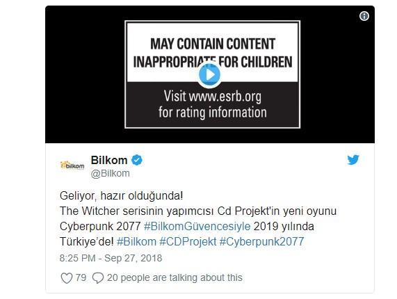 土耳其发行商爆料：《赛博朋克2077》将在2019年发售