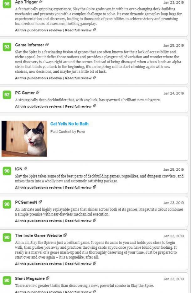 《杀戮尖塔》正式版IGN 9.0分 取人之长的精彩作品