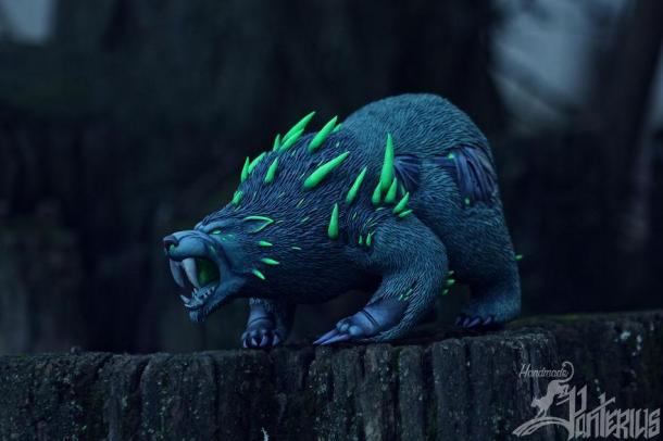 女藝術(shù)家制作《魔獸世界》生物雕塑 媲美官方手辦