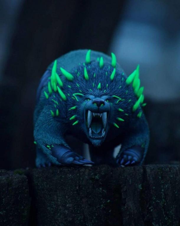 女藝術(shù)家制作《魔獸世界》生物雕塑 媲美官方手辦