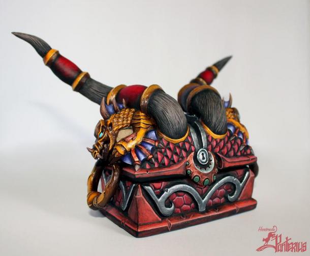 女藝術(shù)家制作《魔獸世界》生物雕塑 媲美官方手辦