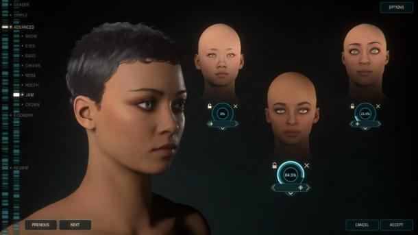 《星际公民》Alpha3.5版新视频 捏脸精细弄个美女玩玩