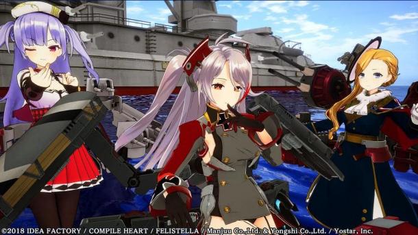 《碧藍(lán)航線：Crosswave》新截圖 性感艦?zāi)镉謥?lái)了