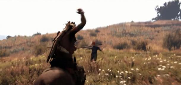 在这款开放世界游戏里 你将扮演北美原住民骑马射箭杀人 