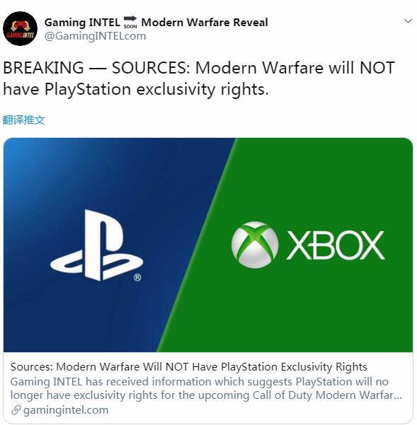 PS4或将不再有《使命召唤》新作优先独占权