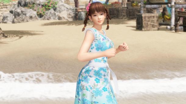《死或生6》海风徐徐的夏日连衣裙DLC发布 妹子穿着清凉