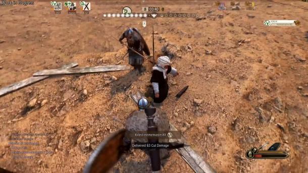 《騎馬與砍殺2》新演示視頻 3v3戰(zhàn)場拼殺非常刺激