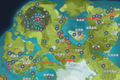 原神每日挖矿路线图分享