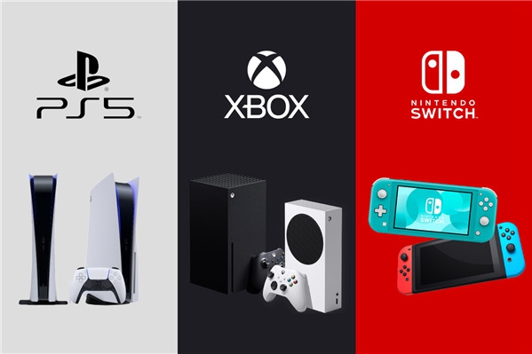 PS5/XSX/Switch全球地区近五周销量对比