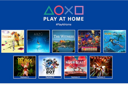 索尼新一轮“Play At Home”活动开启 免费领8款游戏