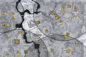 雪地奔驰北方神盾设施地图资料 物品分布图示