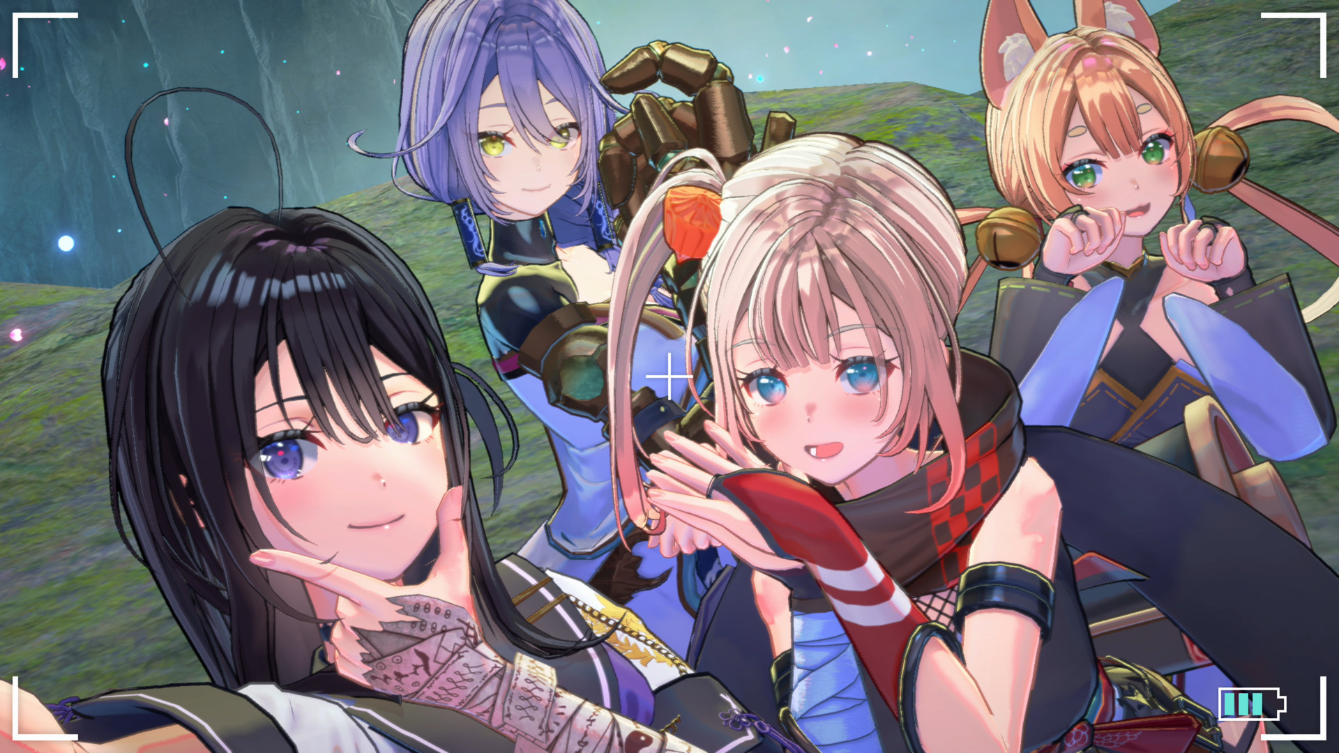 武士少女图片