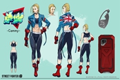 《街头霸王6》开发团队展示嘉米各种服装设计
