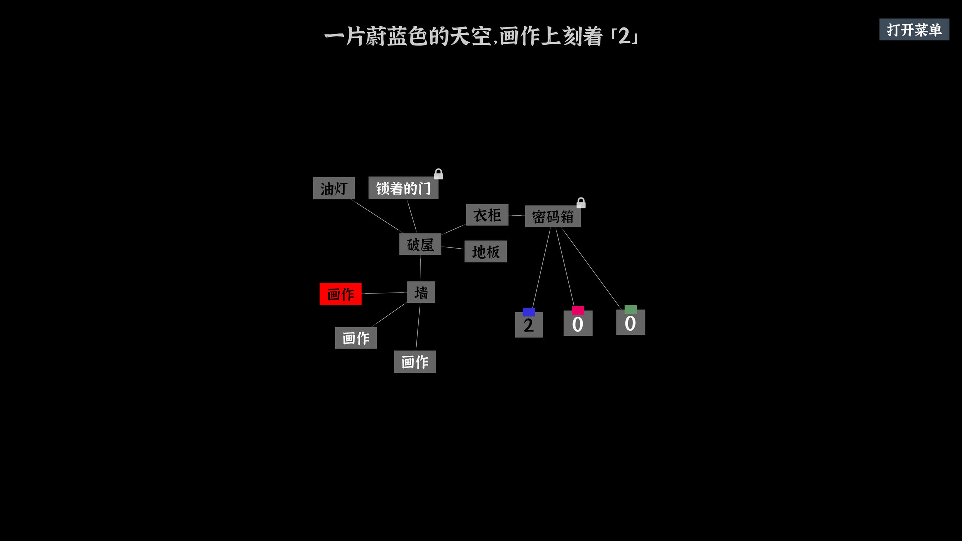 文字密室逃脱图片