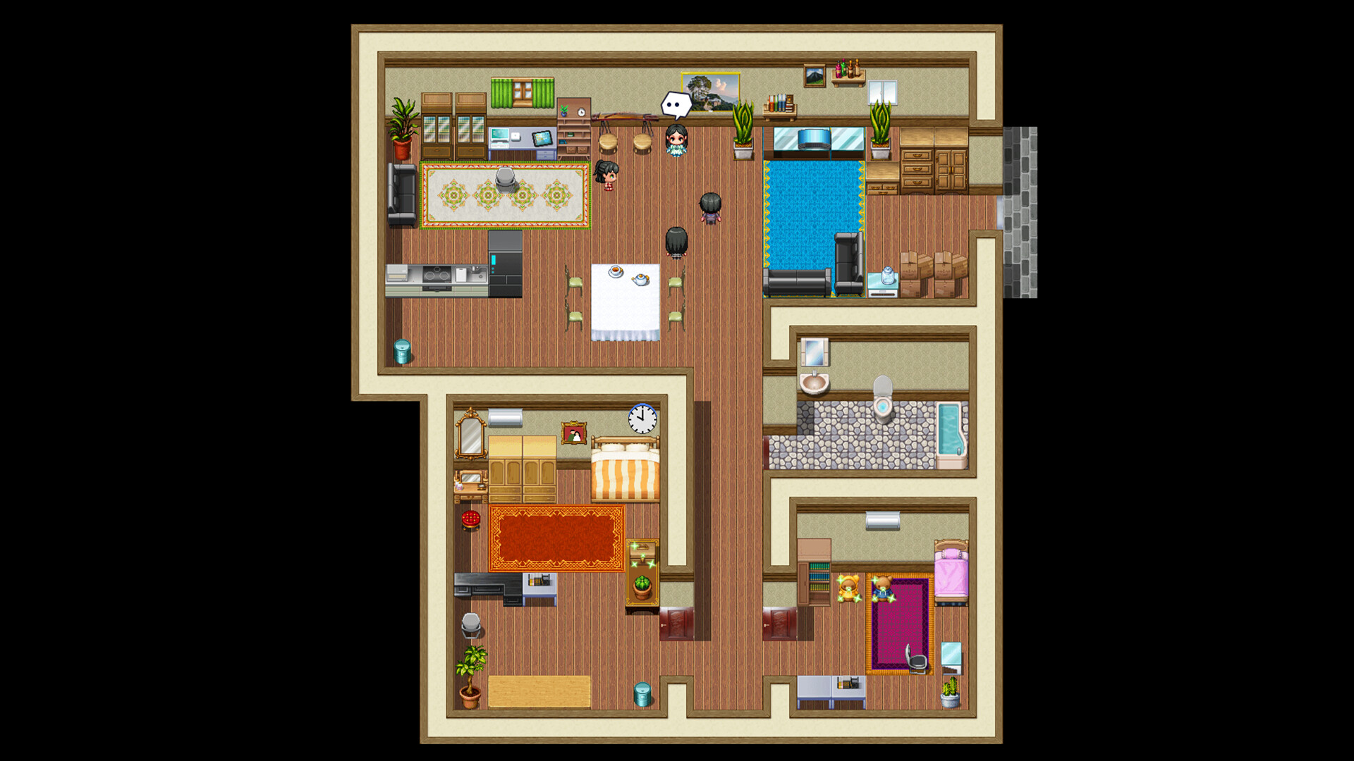 屋檐之下圖片