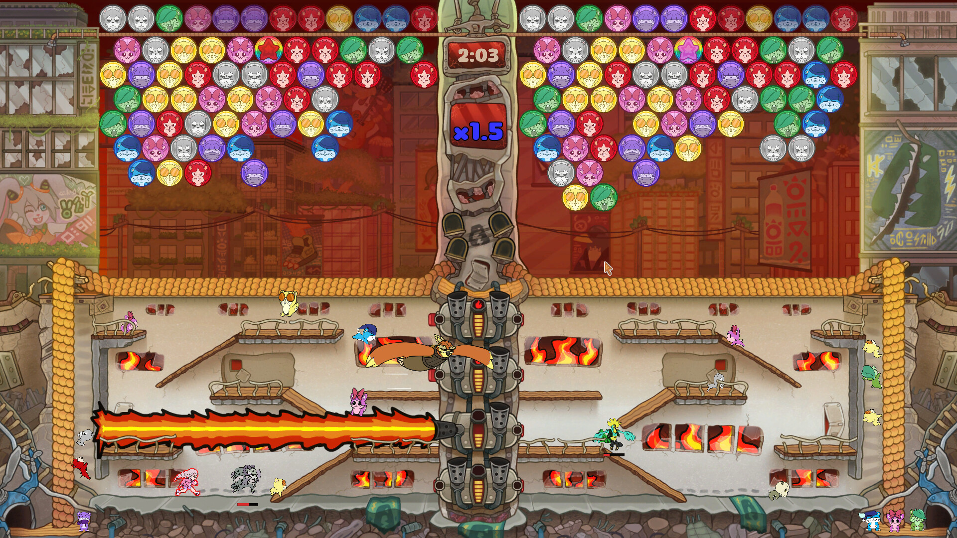 倉(cāng)鼠亂斗圖片